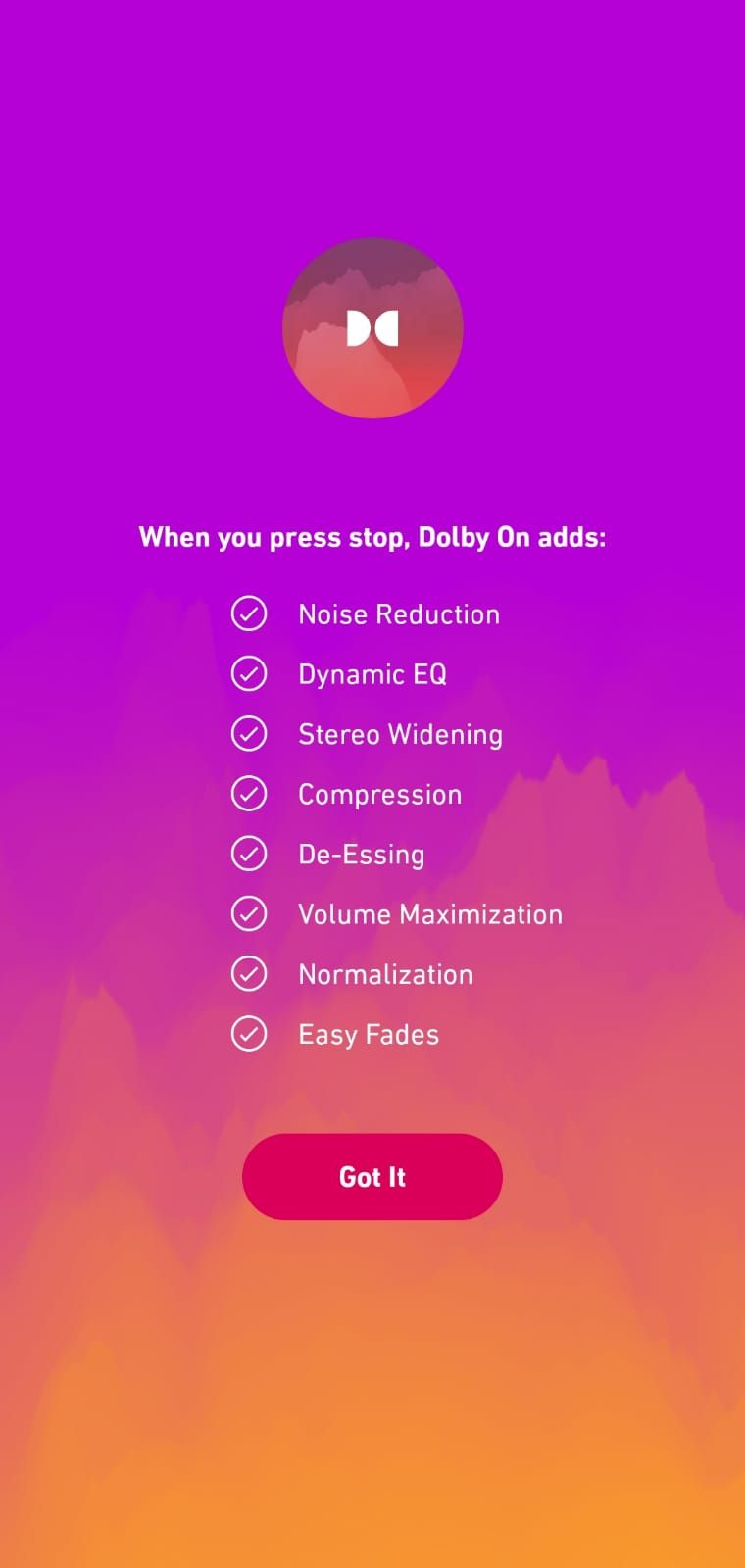 Dolby On