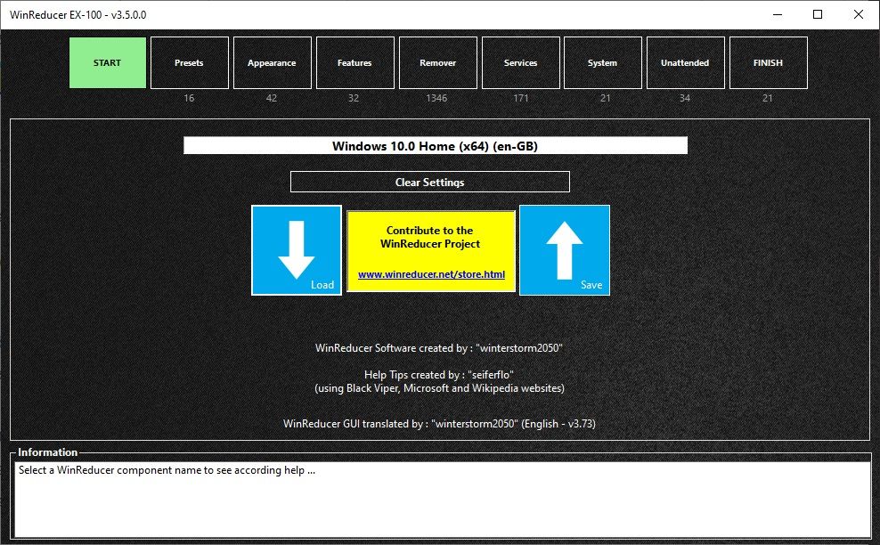 WinReducerEX100 reduce windows 10 installation size