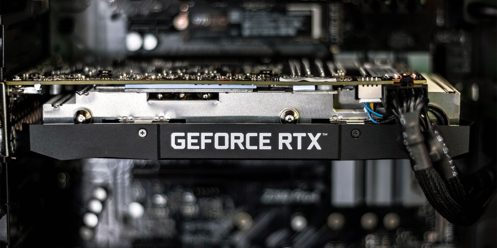 a GeForce RTX 3050 video card