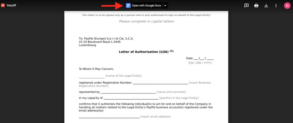 open edit pdf mac free - open with google docs