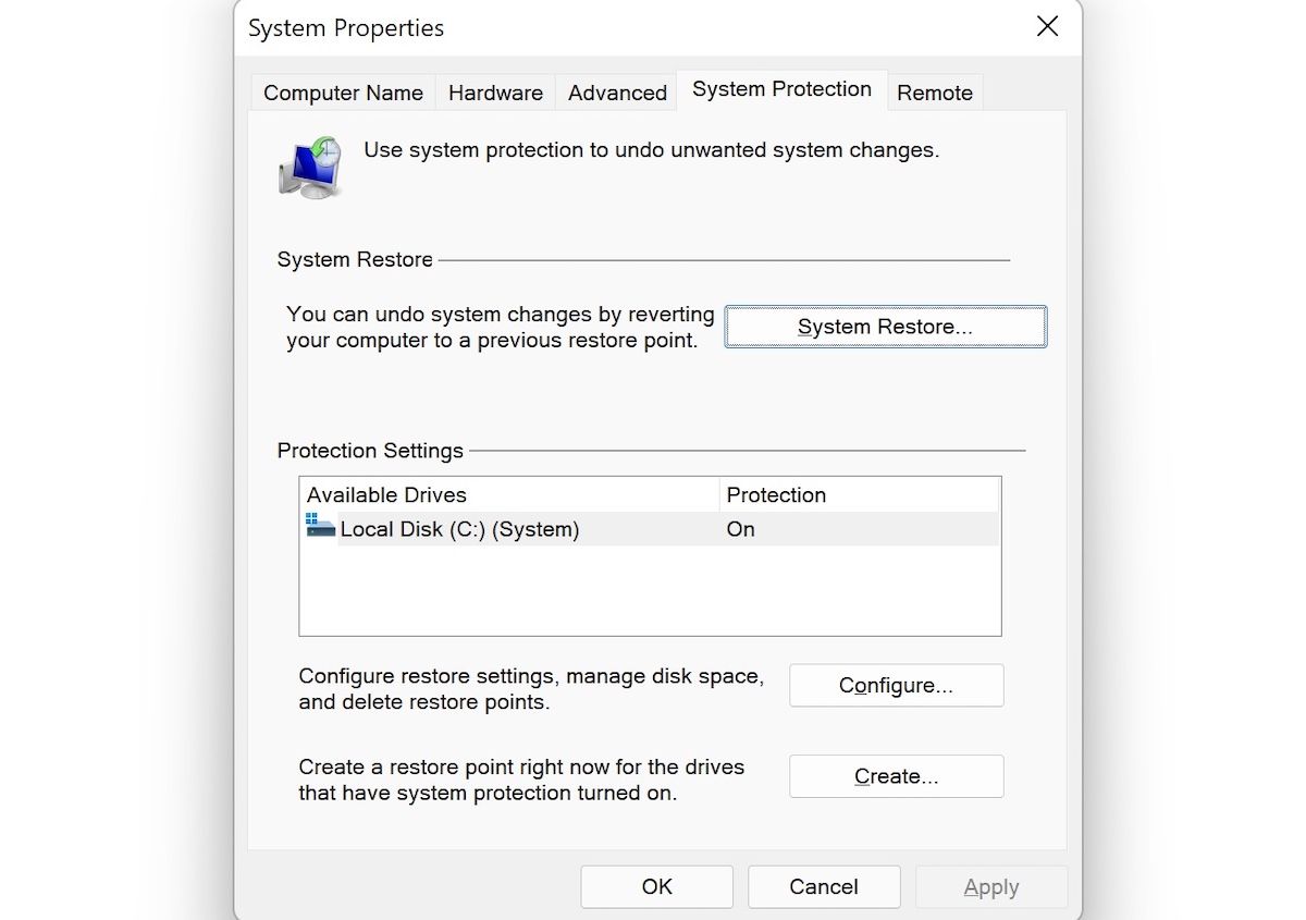 system properties 