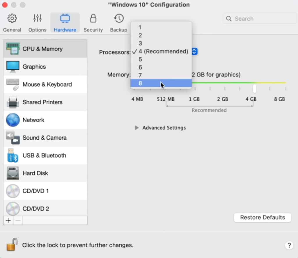 windows configuration assistant parallels