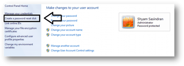 Password Reset Disk for Windows PC