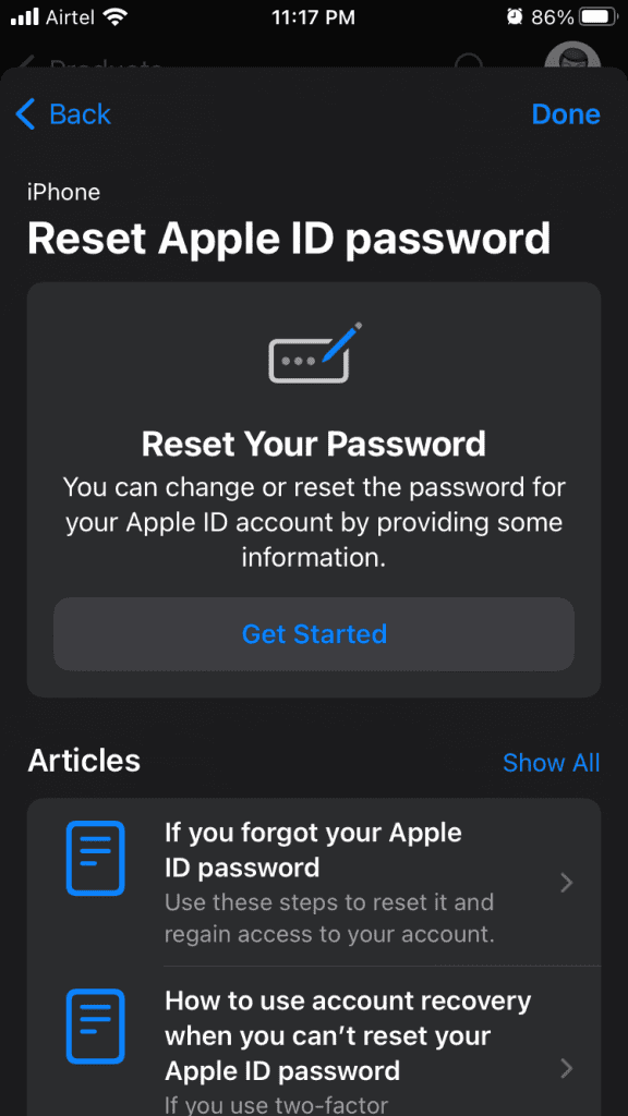 Reset Apple ID Password iforgot.apple.com iOS | itechhacks