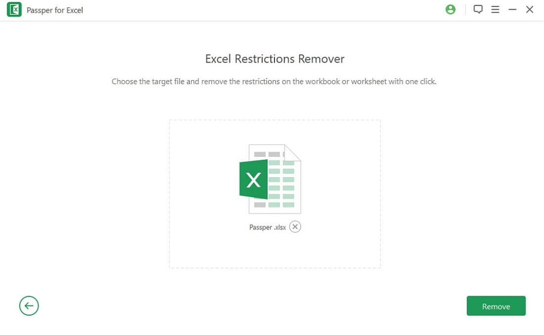 passper for excel vba password remover