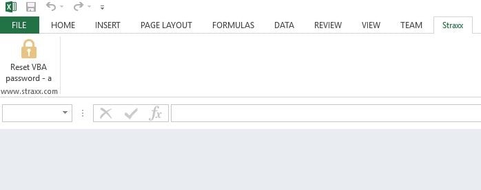 straxx vba password reset