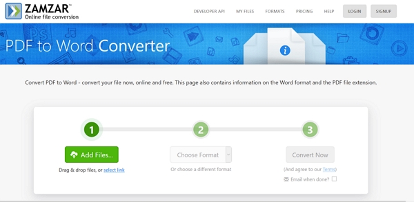 zamzar converter