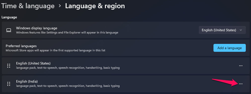 Change System Language Windows 11- itechhacks