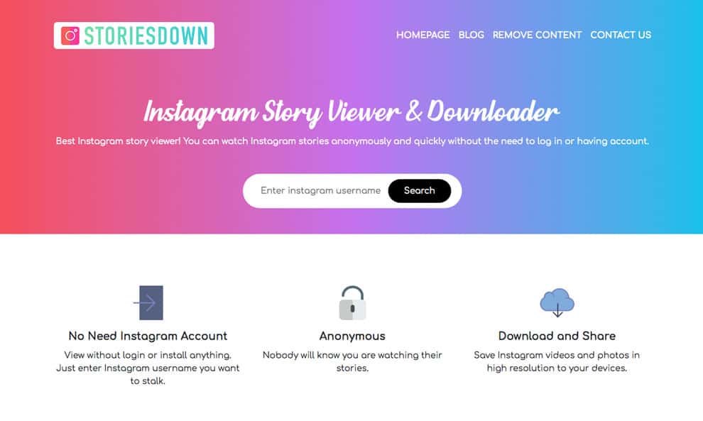 How To Use StoriesDown to Download Instagram Stories